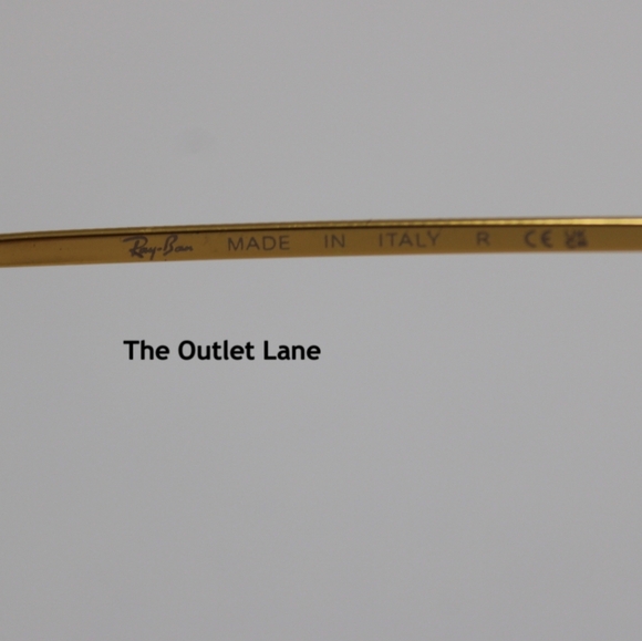 Model Display RayBan Round Metal Green G15 RB3447 Gold Frame - Picture 9 of 16